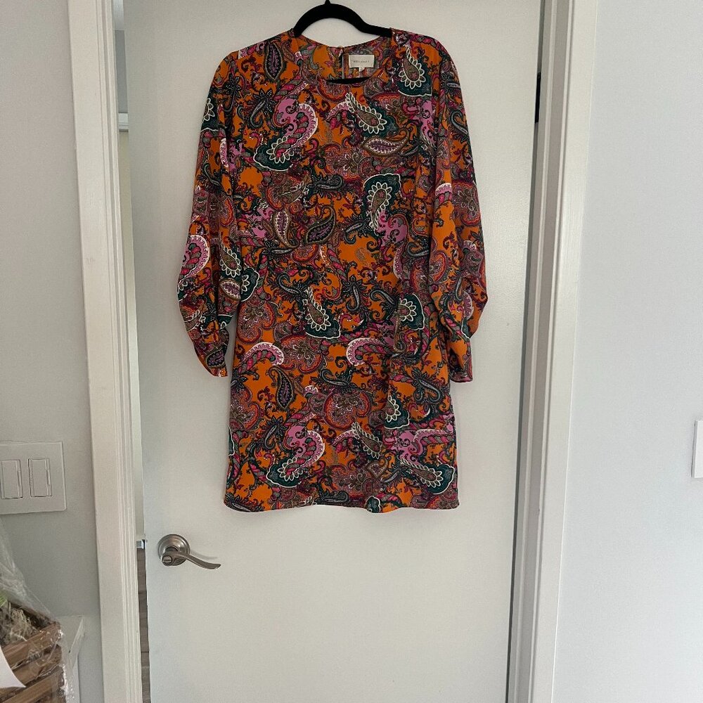 Excellent Condition. Retro, Paisley dress with pockets